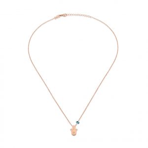 SMOOTH HAMSA NECKLACE