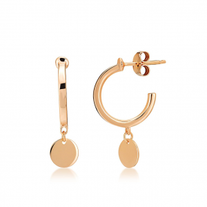 COIN RING EARRINGS