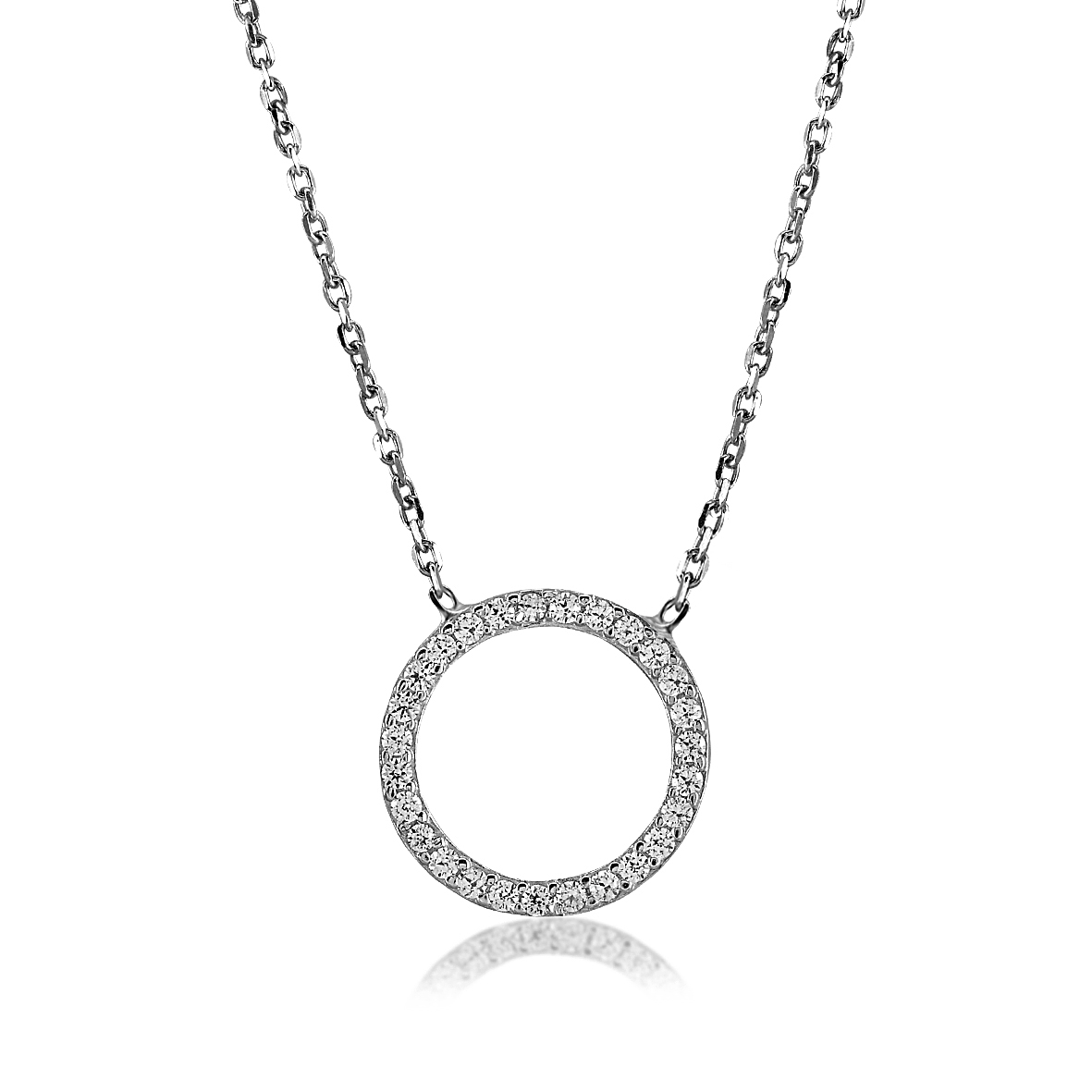 CIRCLE INFINITY NECKLACE